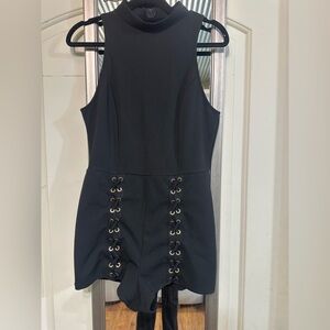 Charlotte Russe Black Romper